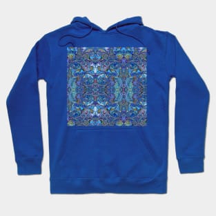 Blue Paisley Hoodie